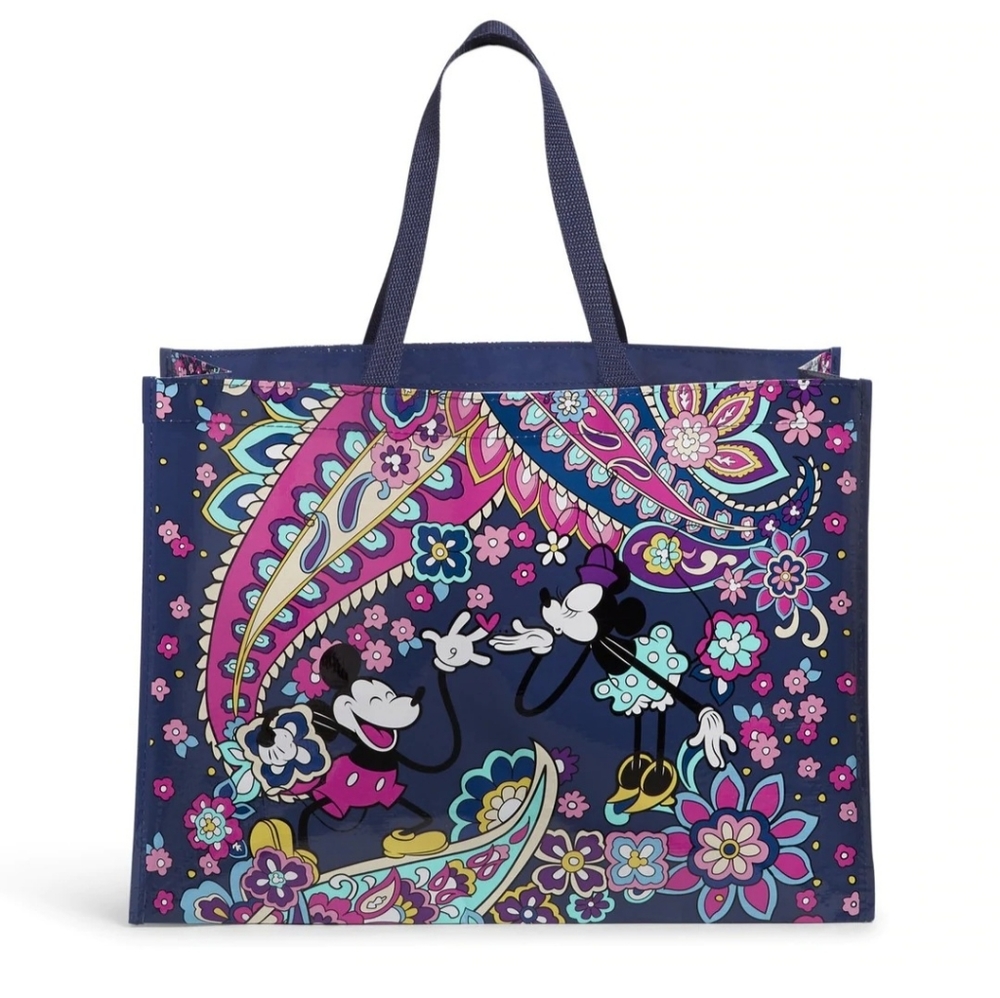 Vera Bradley Disney Mickey reusable tote shopping bag